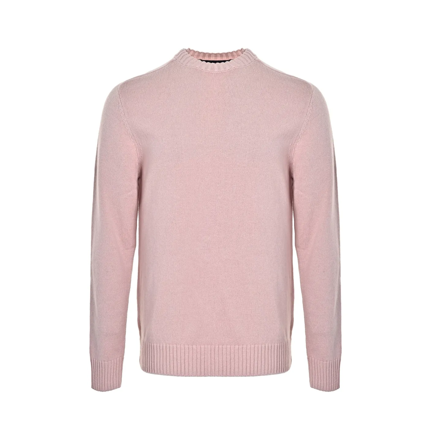 Louis Vuitton/Louis Vuitton solid color back collar leather label knitted sweater